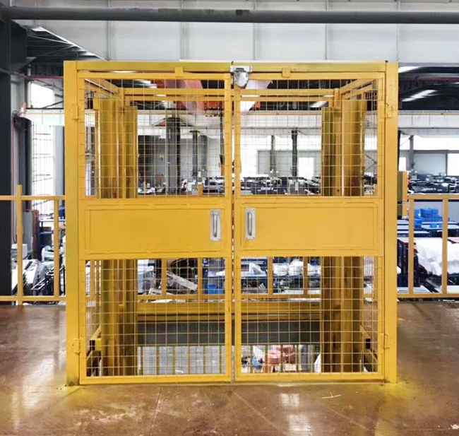 宁夏智能导轨式升降机亮相