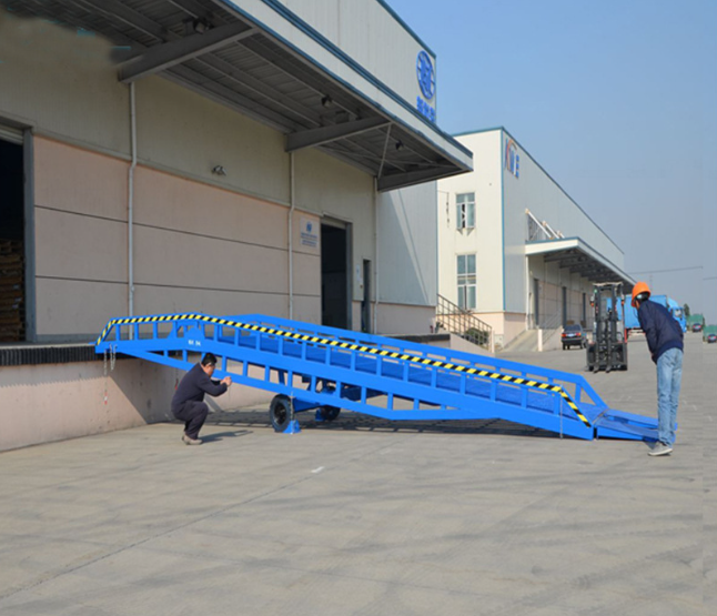 宁夏移动式登车桥应用